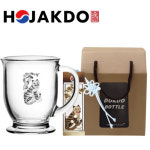 한국전통 에디션 호작도 드로잉 글라스 머그컵 책갈피 북마크 기념품