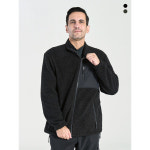 마운틴벨리 컴포트 헤비 압축 부클 뽀글이 배색 집업 아우터 MVJ5477