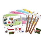 브레인티저스 브레인티저스 와글와글 캠핑파티 보드게임 2-5인 순발력 매칭 파티