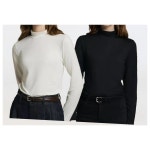 팜스프링스 여성 베이직 기모 터틀넥 티셔츠 985929 팜스프링스 105 카멜베이지 J1009