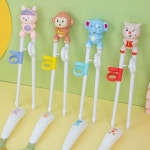 인스피라 동물 캐릭터 교정 어린이 젓가락 연습 아동 교정기 1개 04젓가락교정-피그