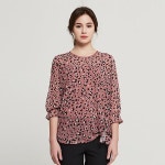 올리비아로렌 프린트 블라우스 VOCNLVM5151