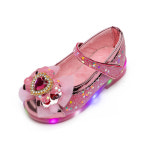 라스텔라 라스텔라 여아용 트윙클 LED 털 구두 180