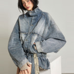 딘트 딘트 스트랩 세트 데님 자켓 J2971