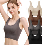 미미캐츠 기장 옆구리 군살커버 따뜻한 착용감 여성 롱 브라탑 R-1062