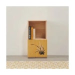 UNKNOWN 2단 고무나무 도어 수납장 400 H6662