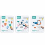 퍼즐 스티커 목욕 놀이 장난감 유리 타일 욕조 붙이는 젤리피쉬 Q1003