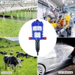 JONFLYER GEN 0 2-4 5 비료 주입기 자동 화학 액체 투여 펌프 13 POM 하우징 드립 관개 정원 온실 축산 우물용 수력 디스펜서 21GPM