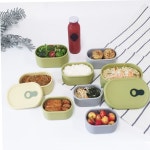 서울산업 서울산업 대코 실리콘 스팀홀 용기 타원형 밀폐용기 1EA 라임 79000EA