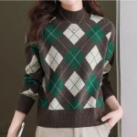 여성니트 브이넥 TE 니트 여성니트 사각그레이 M G1029