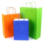 하초 컬러 종이 쇼핑백 선물가방 소 -