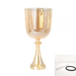 크리스탈 싱잉볼 명상 사운드 힐링볼 세트 투명 힐링 릴렉세이션 요가볼 에너지 타악기 2 7 Inch