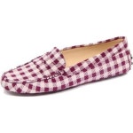 토즈 로퍼 여성 Tods Mocassino Donna 스웨이드 Check 구두 신발여성216 G5138