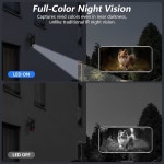 태양광 패널 배터리 전원 야간 투시 양방향 오디오 PIR 센서를 갖춘 가정용 보안을 위한 GALAYOU 2K 카메라 무선 실외 360 PTZ 카메라... 