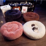 제이와이홀딩스 반려견 애견 고양이 소프트 원형 방석 1개