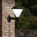 다경 태양광 48구 야외 LED 정원등 문주등 잔디등 조경 인테리어 마당 펜션 전원주택 공원 조명 흰빛 벽걸이형