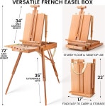 프렌치 이젤이 포함된 188Pc 올인원 아트 페인팅 키트 96 아크릴 수채화 유화 세트 성인 예술가