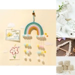 무지개 마크라메 만들기 키트 도어벨 뜨개실 가방 걱정 인형 바스켓 부엉이 소품 월데코 월행잉 인테리어