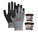 한우 한우 NBR 코팅장갑 ALL BASIC 40세트 S HW-604