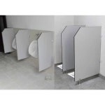 공중 화장실 소변기 파티션 칸막이 보드 휴게소 가리개 접이식 방지판 알루미늄 45X90