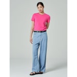 에잇세컨즈 경량 밑단슬릿 와이드 데님팬츠 323721hp2