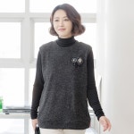 조이마담 밍크 코사지 베스트 조끼 j3115