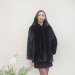 우진 WJ 모피 코펜하겐 휘메일 풀스킨 후드밍크코트 밍크재킷 WJF919B