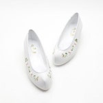 국산 매화자수 코고무신 키높이 꽃신 여성 한복신발