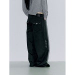 OAFISH STUDDED ORNAMENT PANTS CHARCOAL 224675