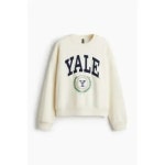 H&M 에이치앤엠 HM 디자인 스웨트셔츠 - 라이트 Yale- 314010