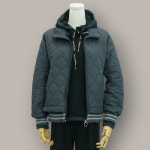 조이마담 시보리 배색 스트링 패딩 점퍼 j3381