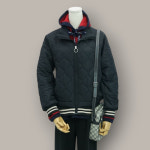 조이마담 시보리 배색 스트링 패딩 점퍼 j3381