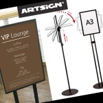 아트사인 웰컴보드 A3 철재 스탠드꽂이 29W5C9F73O
