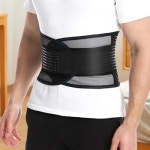 보호 통기성 메쉬 여름 망사 허리보호대 복대