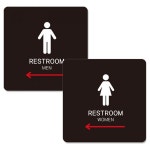 제제데코 부착형 안내판 남자화장실 B117 여자화장실 B119 세트