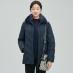 조이마담 렉스퍼 자수 덕다운 패딩 자켓 점퍼 j3385