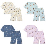 신성통상 탑텐키즈 탑텐키즈 사우스시티 25년 FW 공용 소프트모달 7부 셋업 차윤아트 MKG5UI3901