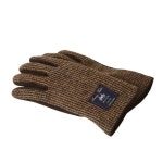 헤지스 문 트위드 누벅 가죽 장갑 HZGV4F101