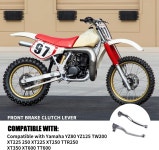 야마하 YZ80 과 호환되는 CNMOTOK 프론트 브레이크 클러치 레버 YZ125 TW200 XT225 250 XT250 TTR250 XT350 XT600 TT600