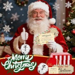 폴라 익스프레스 산타의 썰매 종 선물 2 크리스마스 신념 2세트 진품 장식 파티 트리용