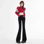 여성용 배기핏 청바지 진 가을 겨울 기모 도톰해 보이는 스판 바지 KS4