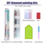 에니 다이아몬드 아트 키트 비치 선셋 DIY 5D 원형 풀 드릴 페인팅 보석 키트 공예 선물 홈 월 장식 플라워 코코넛 트리 바다 점 12x16 G4324