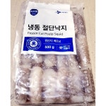 이츠웰 절단낙지 L 500g X6 냉동 낚지 베트남산 식자재 업소용 볶음용 500g 6개 500g