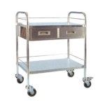 GM 스텐 병원 회진용 카트 서랍형 다용도 서빙 핸드카트 IC-673