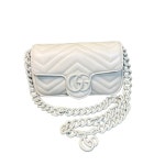 구찌 GG 마몽 벨트 슈퍼미니 크로스백 699757 UM8KV