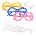 종이안경테 3컬러 안경테 안경만들기 그리기안경 파티 파티용 만들기 꾸미기 장식 adp 59995so 본품 작품안경테-노랑