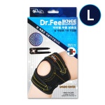 아이디어월드 닥터필 2단형 무릎 보호대 의료기기 좌 우 L 1개