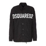 디스퀘어드2 로고 프린트 오버셔츠 S74AM1374S47858