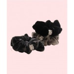 제이로렌 큐빅 포인트 벨벳 머리끈 스크런치 악세서리 헤어슈슈 H0865 4305271