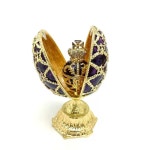 유럽 수공예 파베르제 달걀 앤틱 장식품 부활절 특별 A